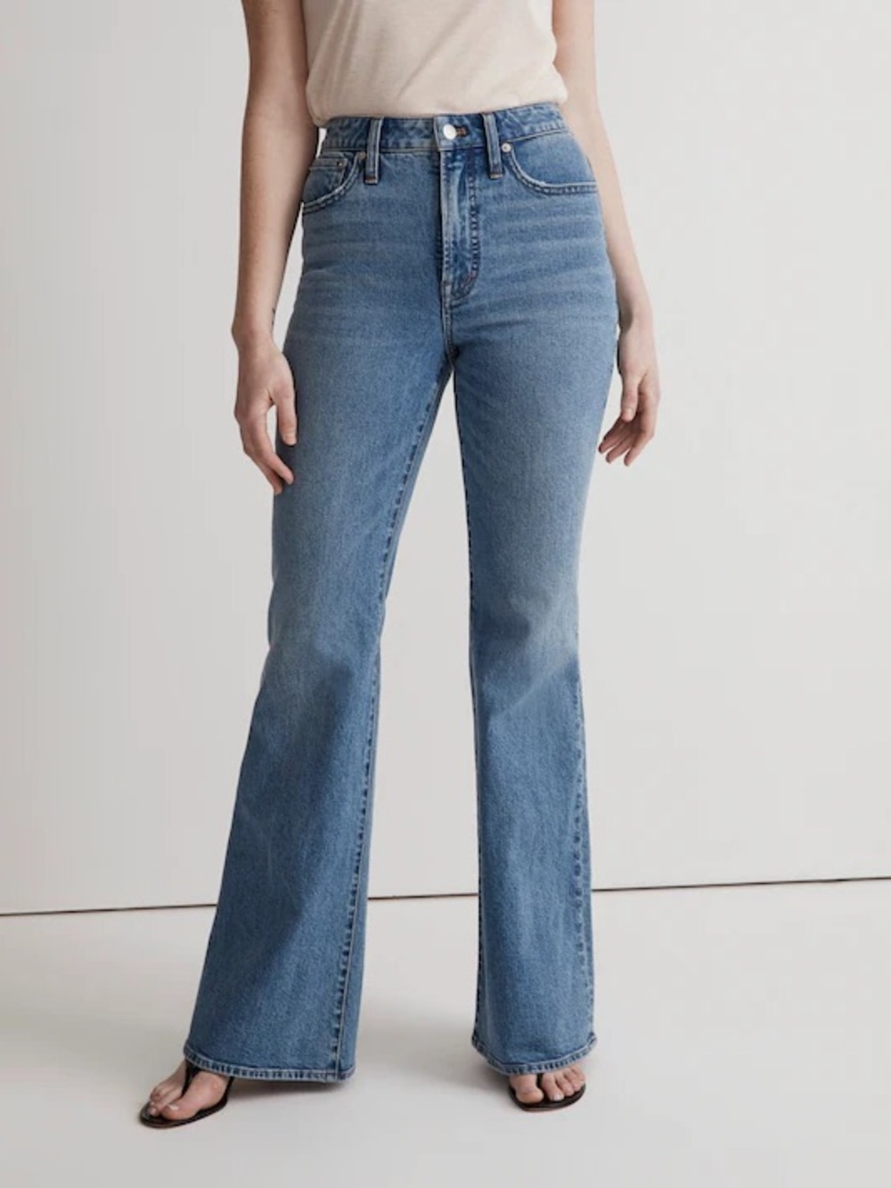 Madewell Curvy Perfect Vintage Flare Jean in Tarlow Wash NWT